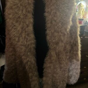 Jenni Garth Faux FurJacket in speckled grey